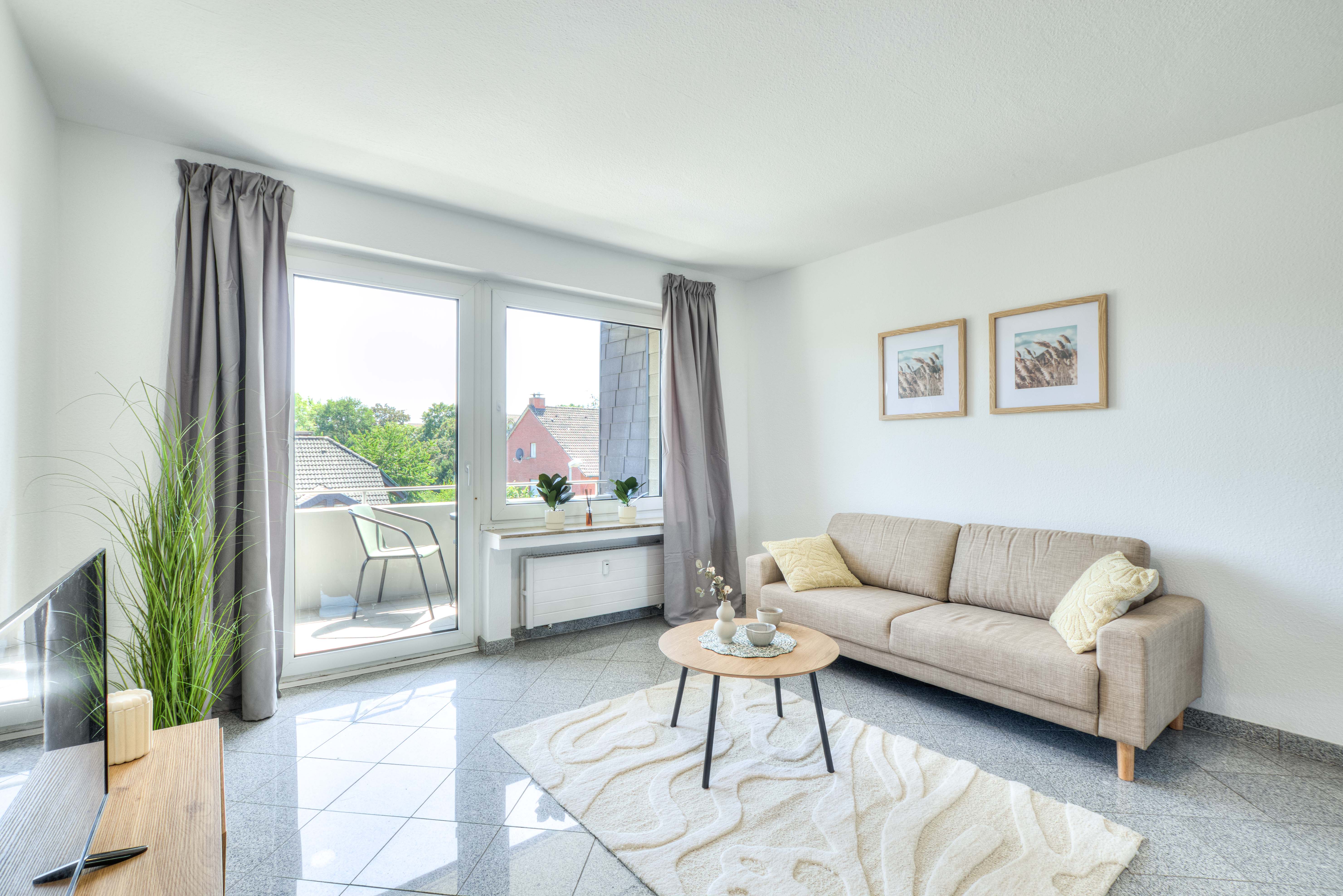 Homestaged Wohnung Lünen Immobilienfoto